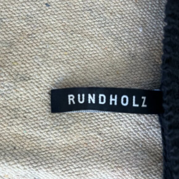Rundholz Woman's Black Over-Sized Knit Lagoon-Look Short Sleeved Heavy Sweater - Picture 8 of 8